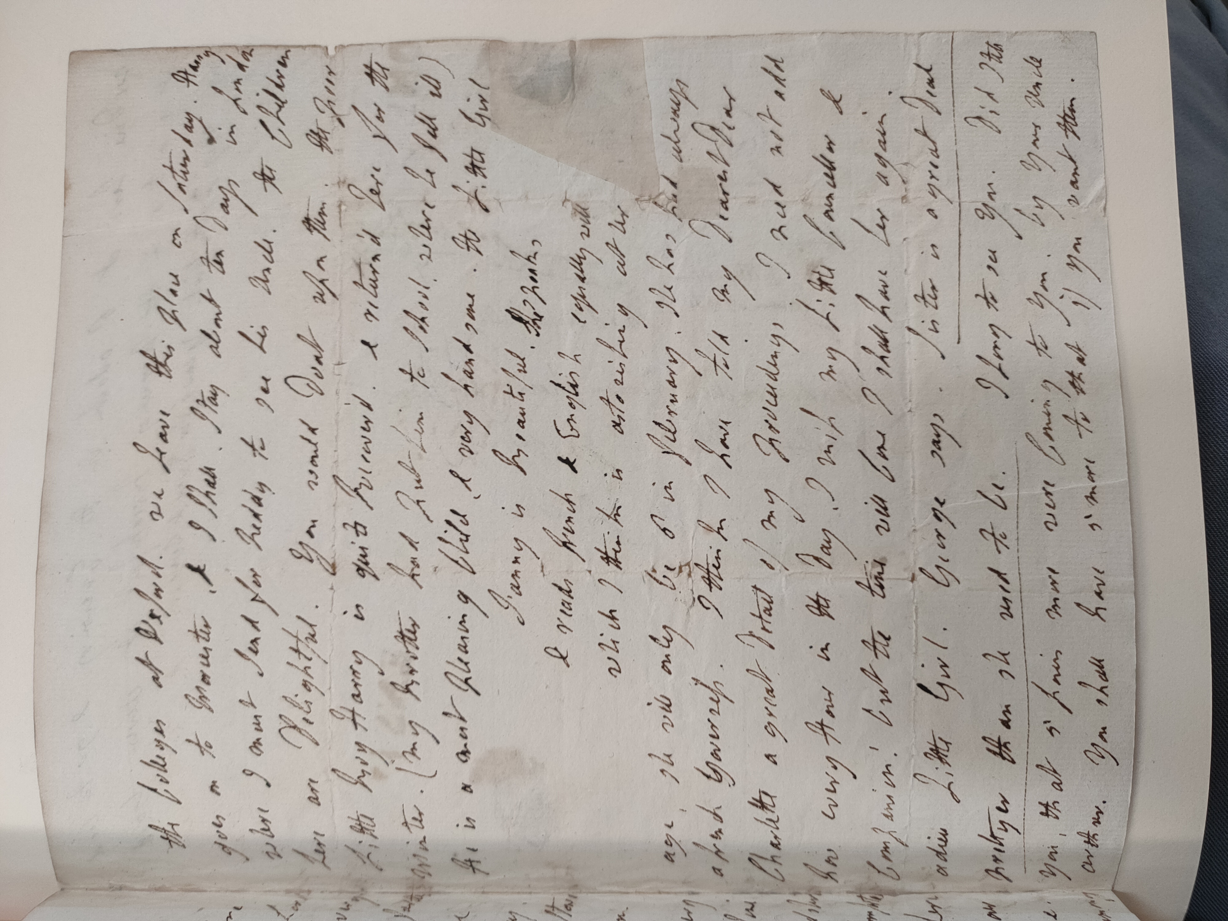 Image #3 of letter: Lady Frances Jerningham to Charlotte Jerningham, 1 December 1785