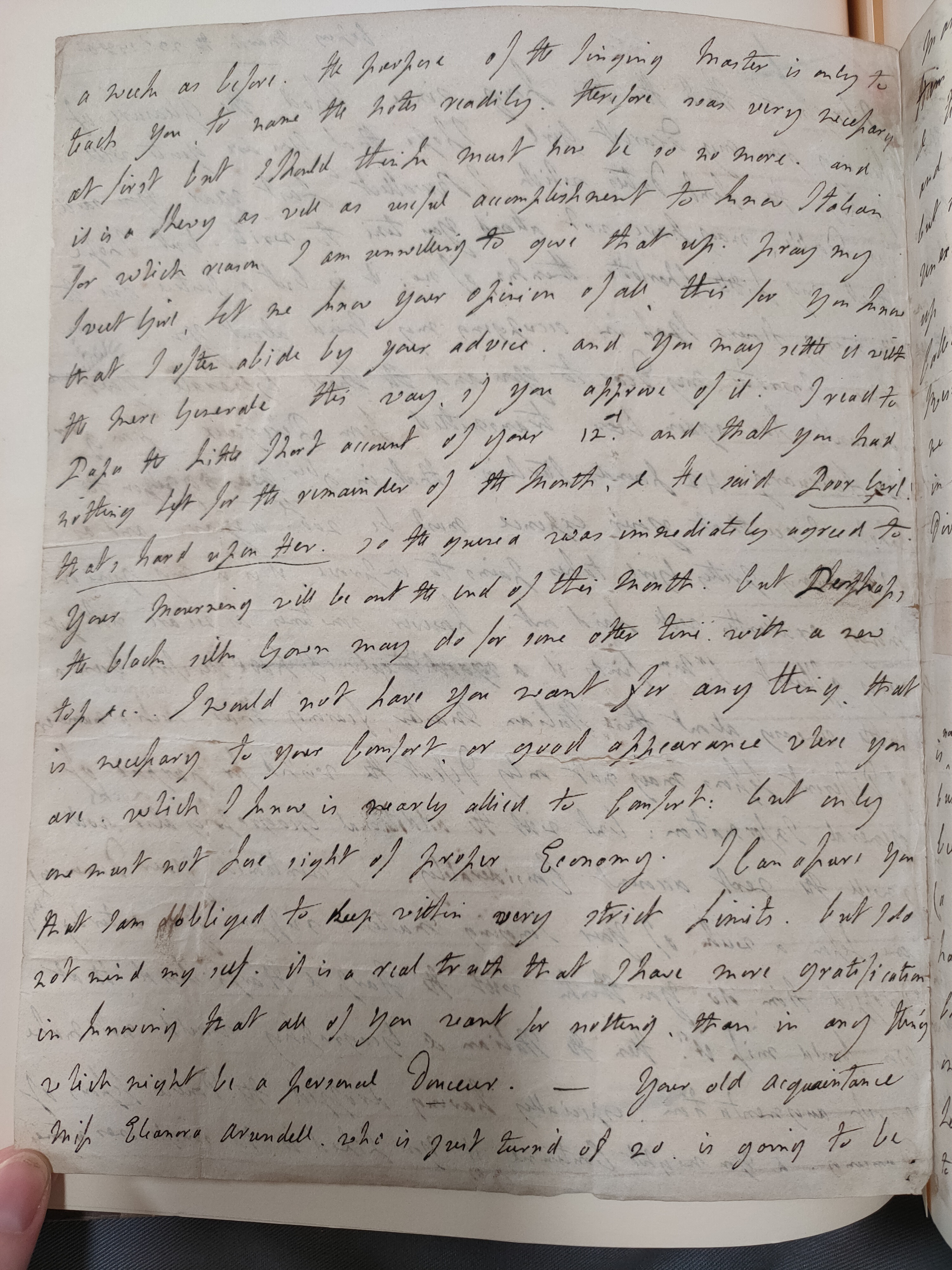Image #2 of letter: Lady Frances Jerningham to Charlotte Jerningham, 23 March 1786