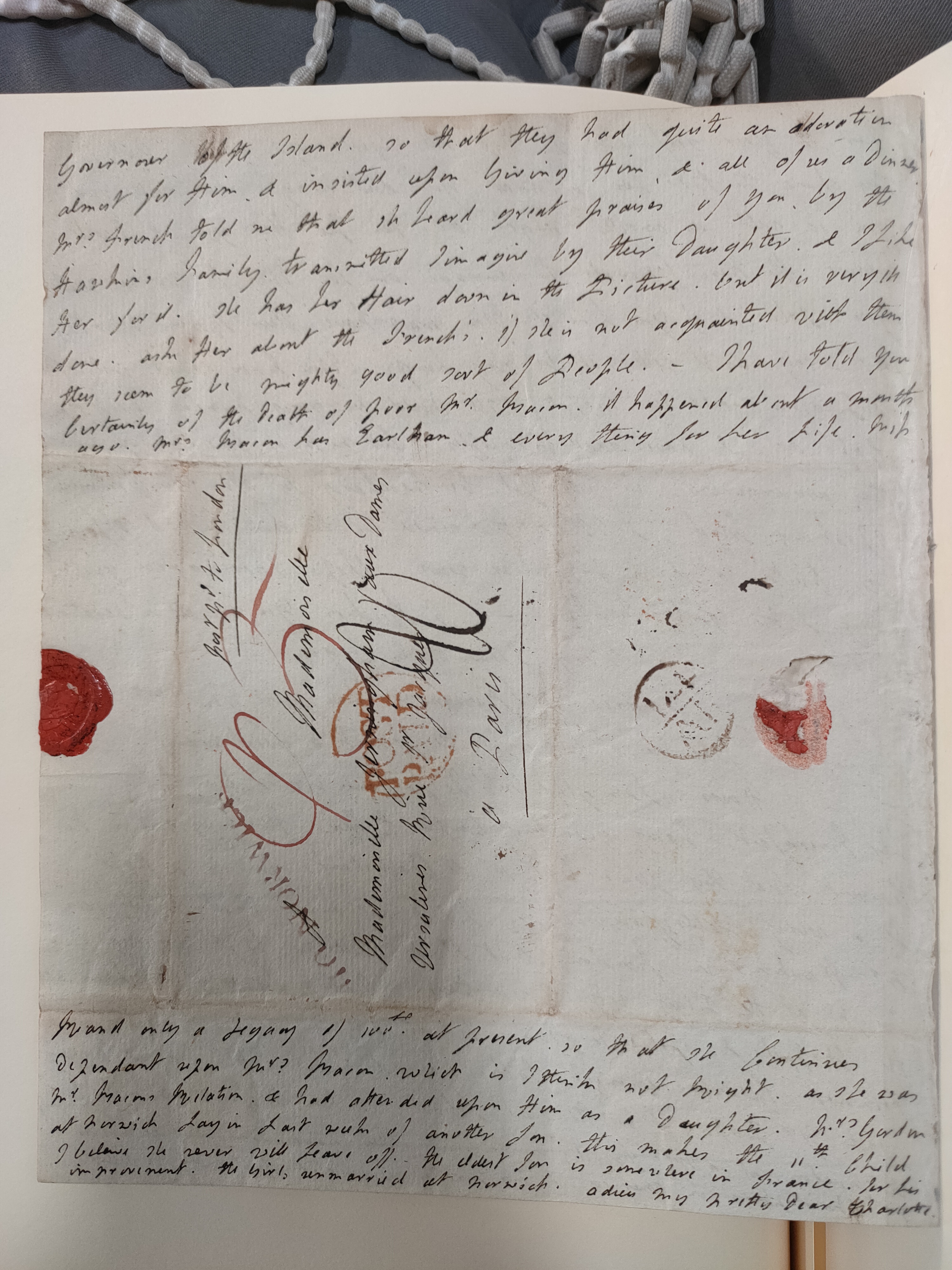Image #4 of letter: Lady Frances Jerningham to Charlotte Jerningham, Maundy Thursday 1786