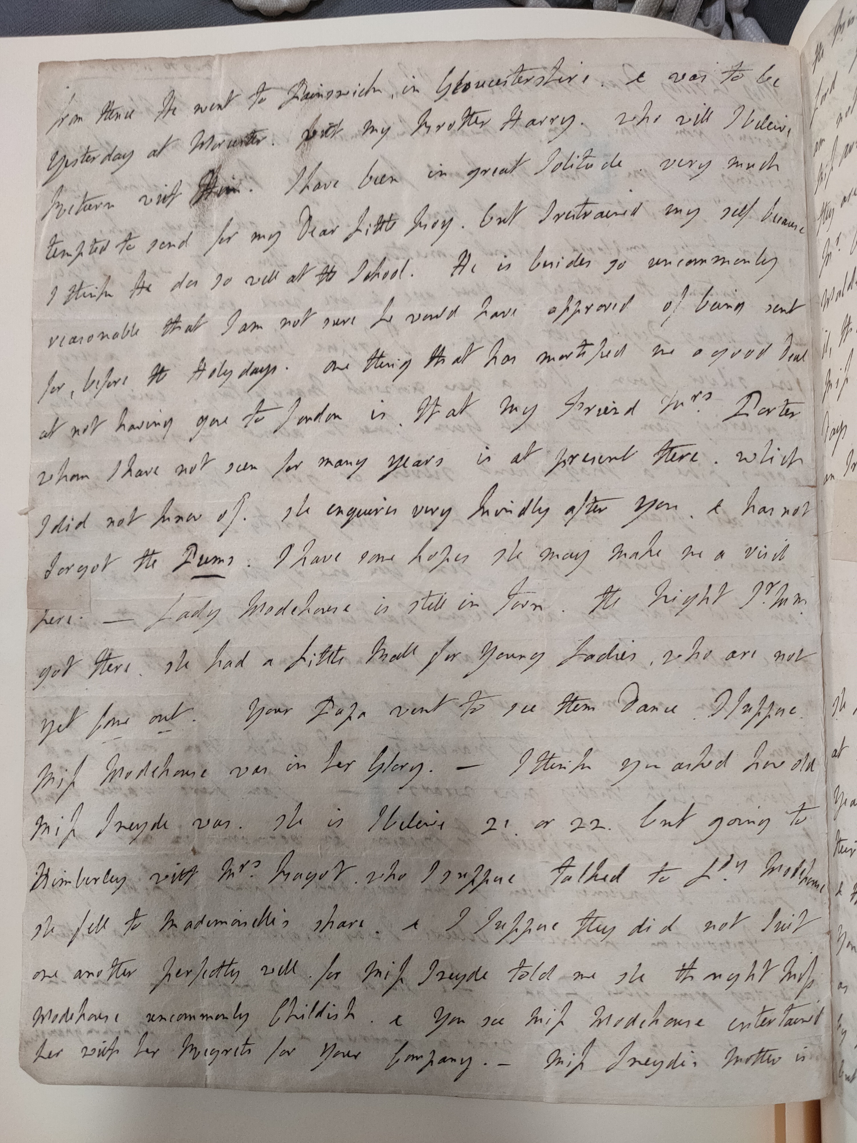 Image #2 of letter: Lady Frances Jerningham to Charlotte Jerningham, 11 May 1786