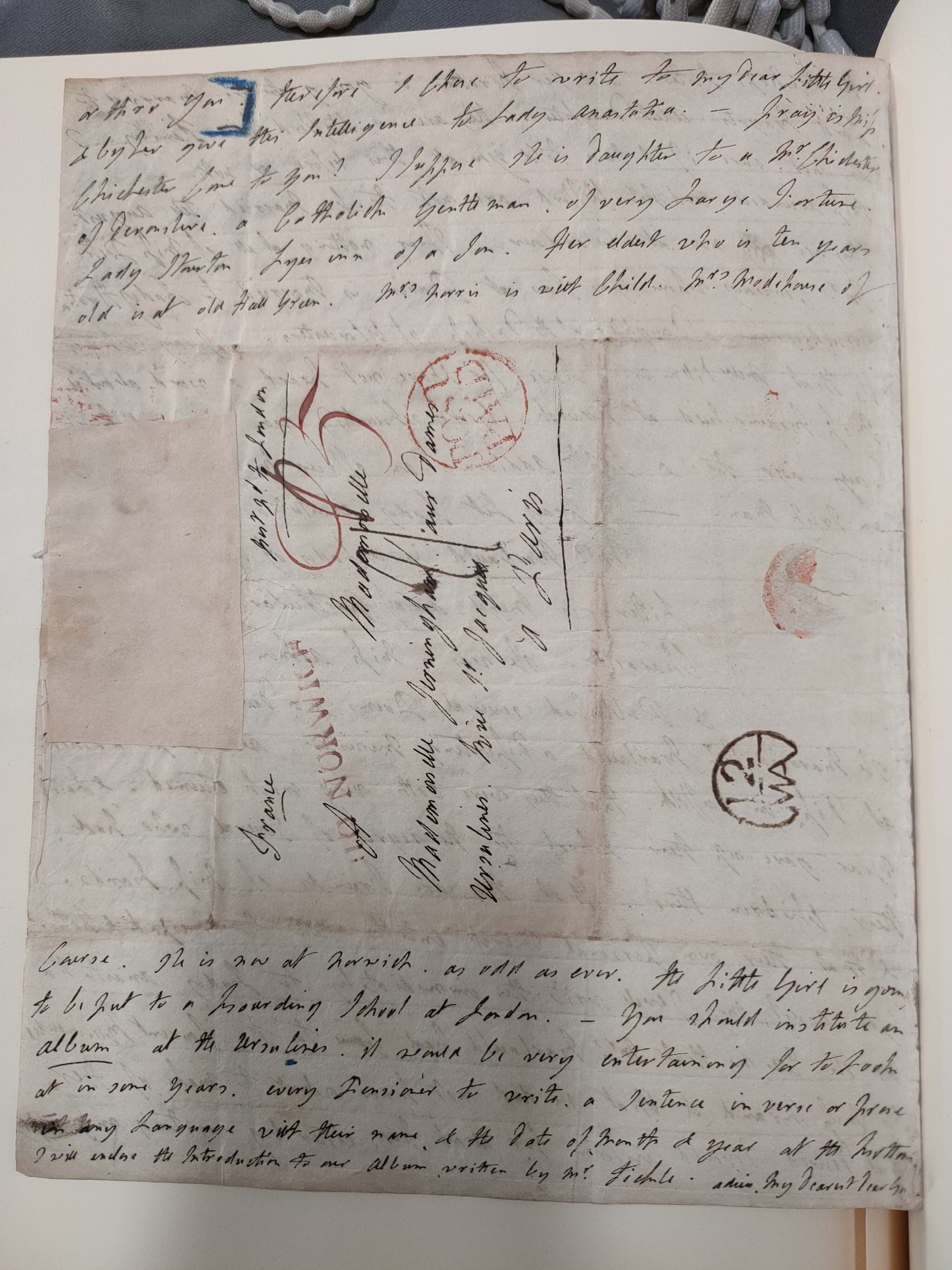 Image #4 of letter: Lady Frances Jerningham to Charlotte Jerningham, 11 May 1786