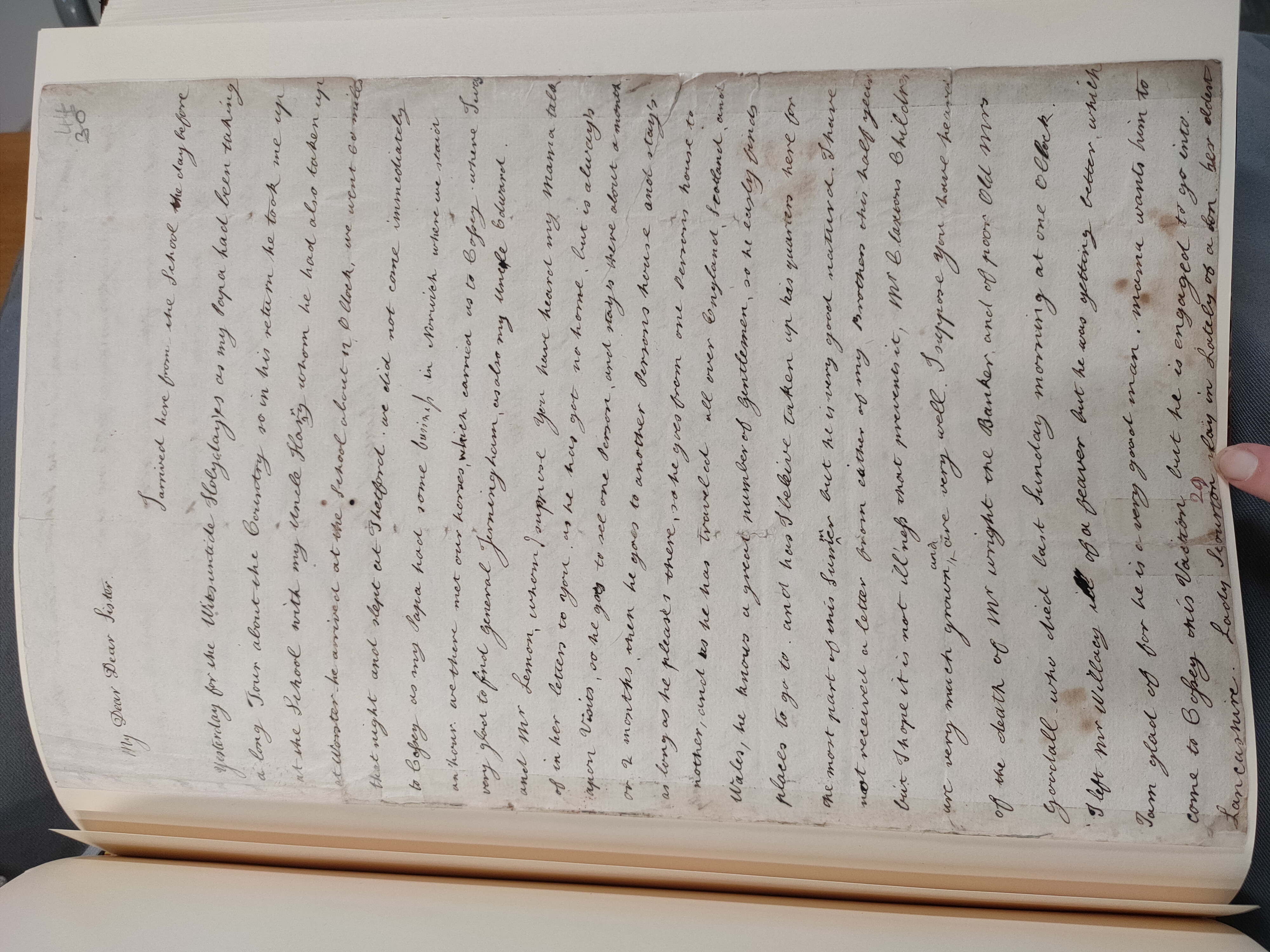 Image #1 of letter: Edward Jerningham (the younger) to Charlotte Jerningham, 4 June 1786