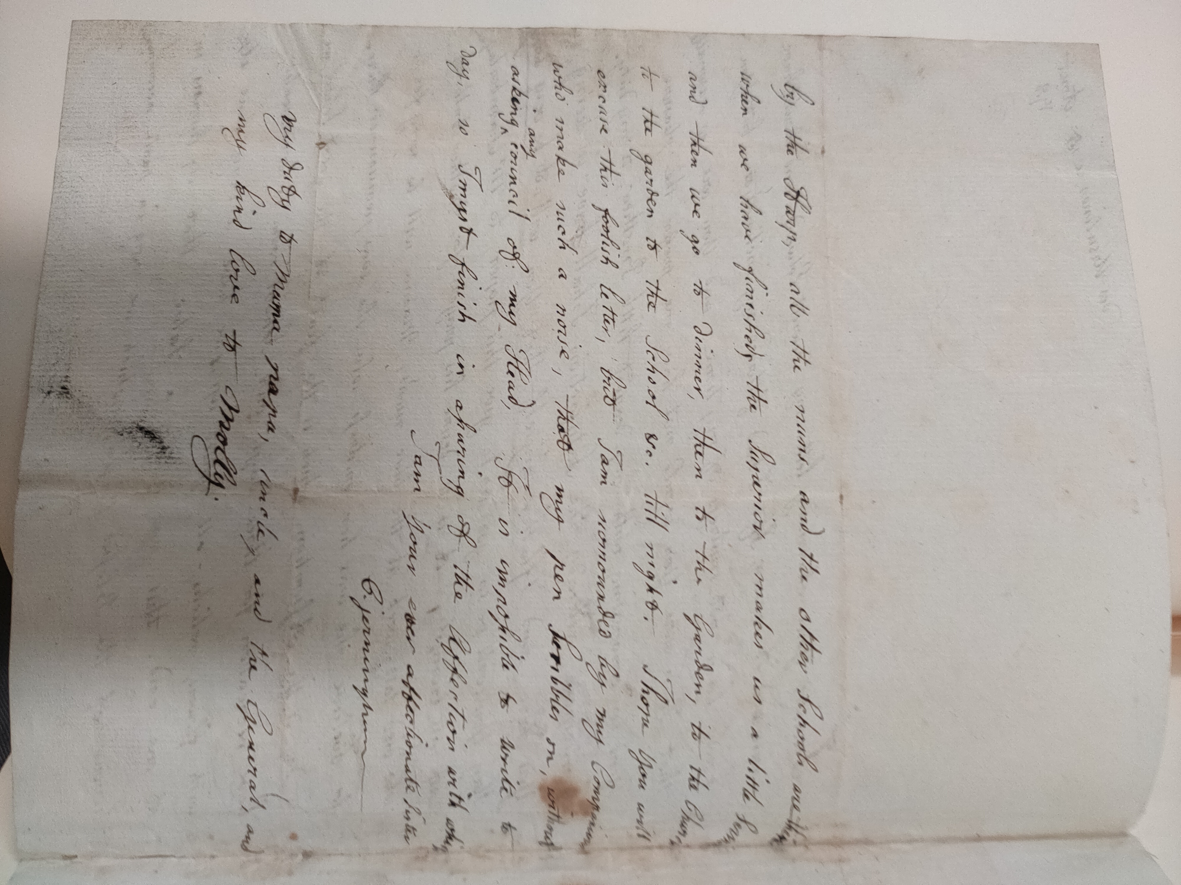 Image #2 of letter: Charlotte Jerningham to Edward Jerningham (the younger), 15 August 1786