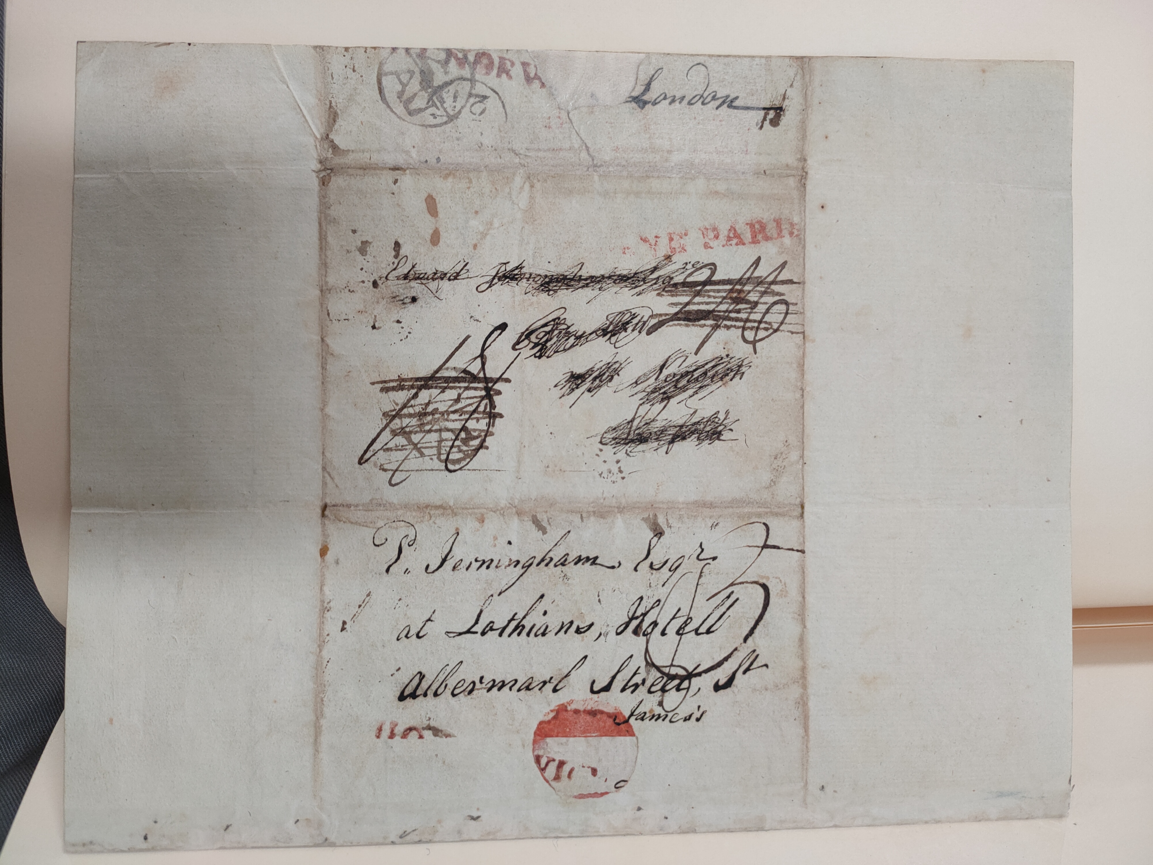 Image #3 of letter: Charlotte Jerningham to Edward Jerningham (the younger), 15 August 1786