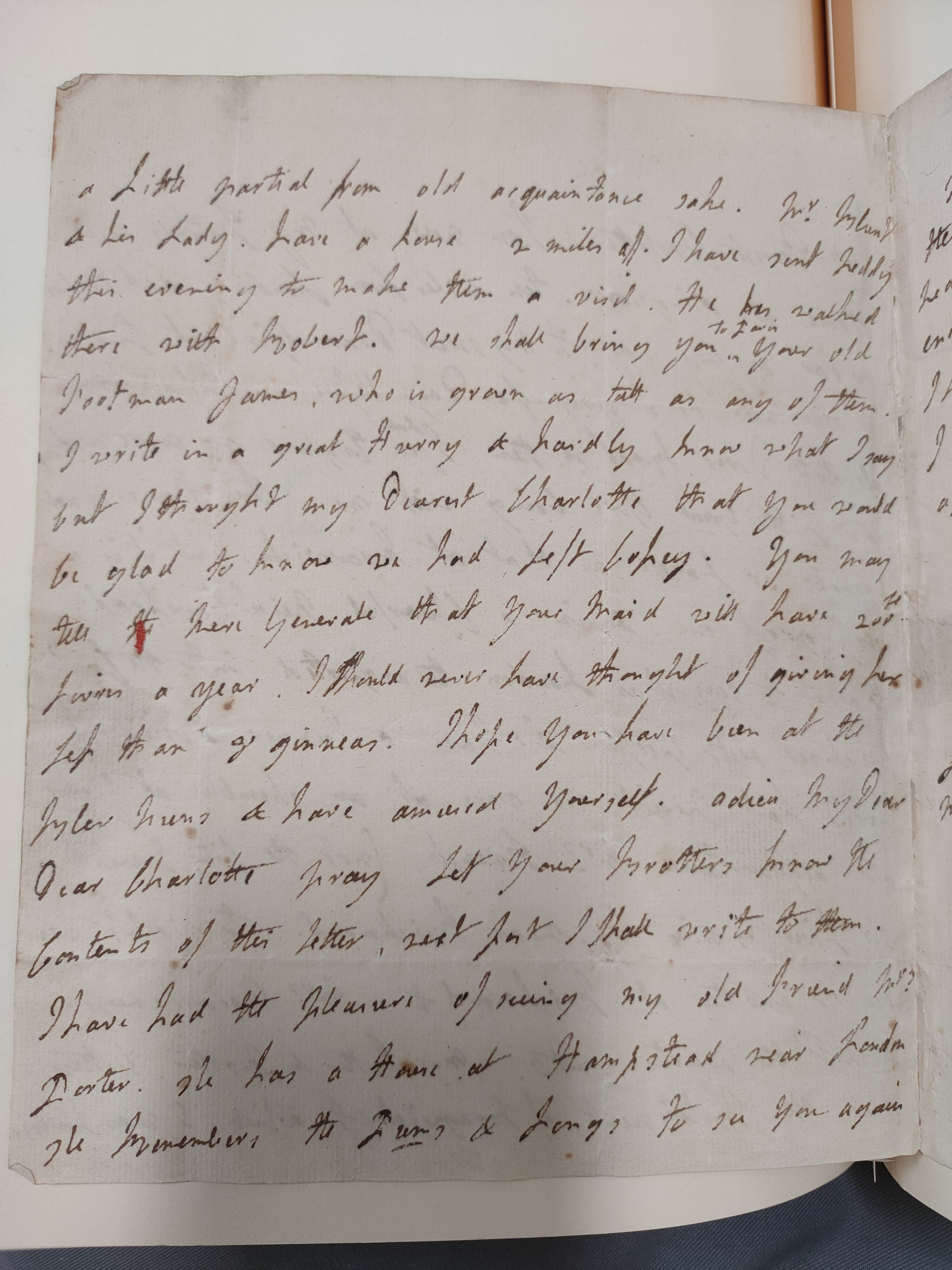 Image #2 of letter: Lady Frances Jerningham to Charlotte Jerningham, 21 November 1786