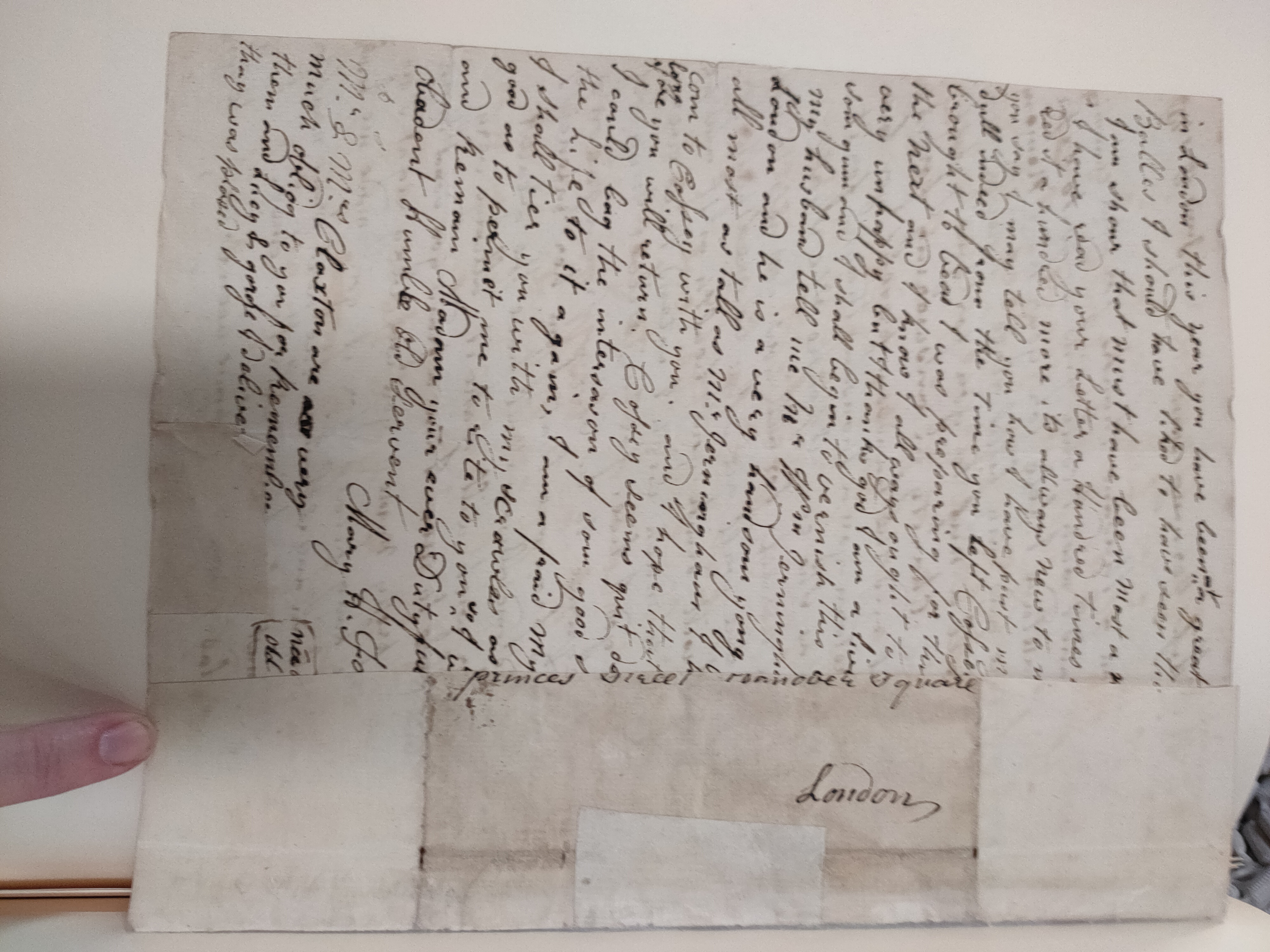 Image #3 of letter: Mary Fox to Charlotte Jerningham, 19 June 1789