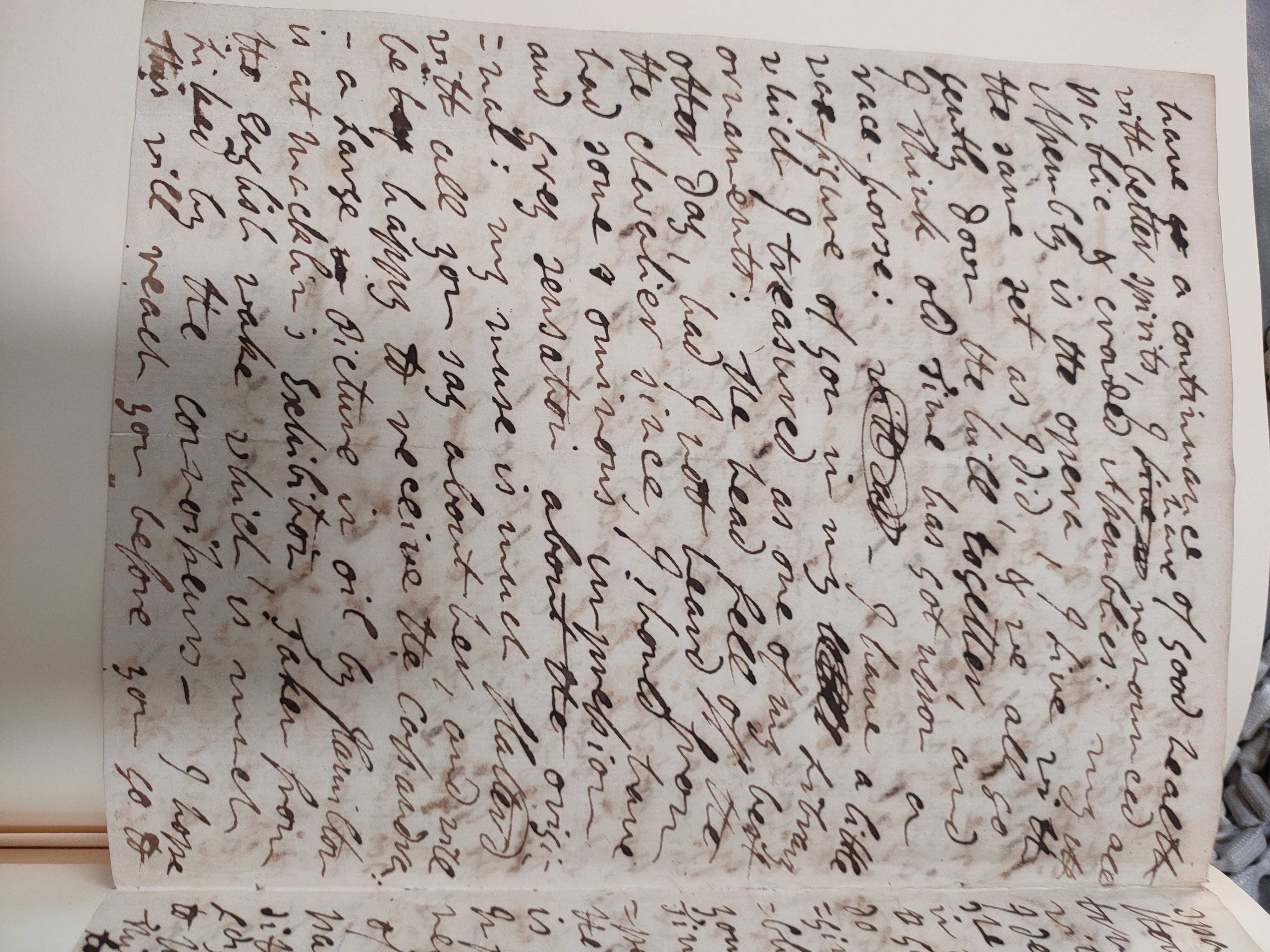 Image #2 of letter: Edward Jerningham (the poet) to Charlotte Jerningham, 21 June 1791