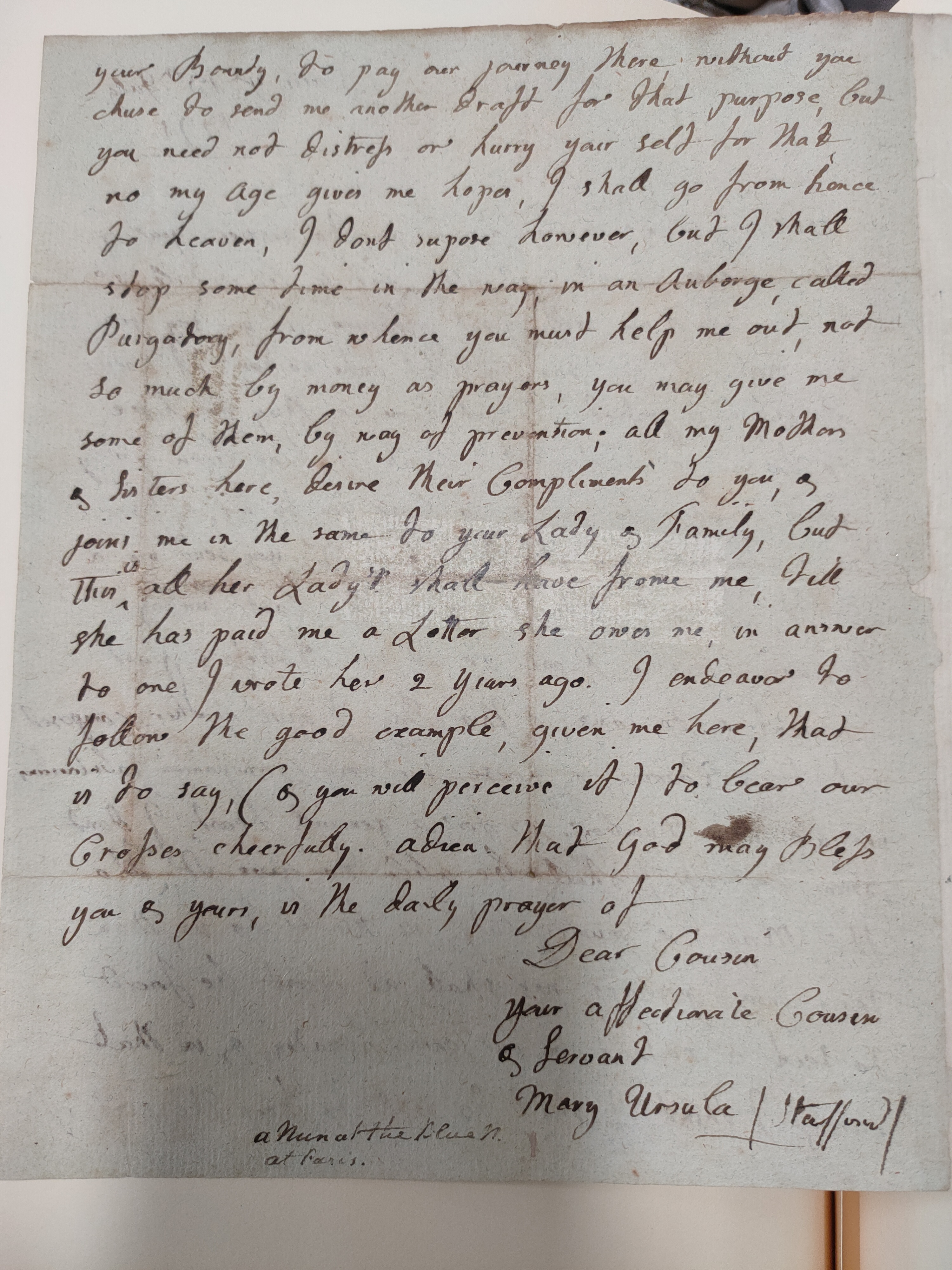 Image #2 of letter: Lady Anastasia Stafford to Sir William Jerningham, 13 July 1791
