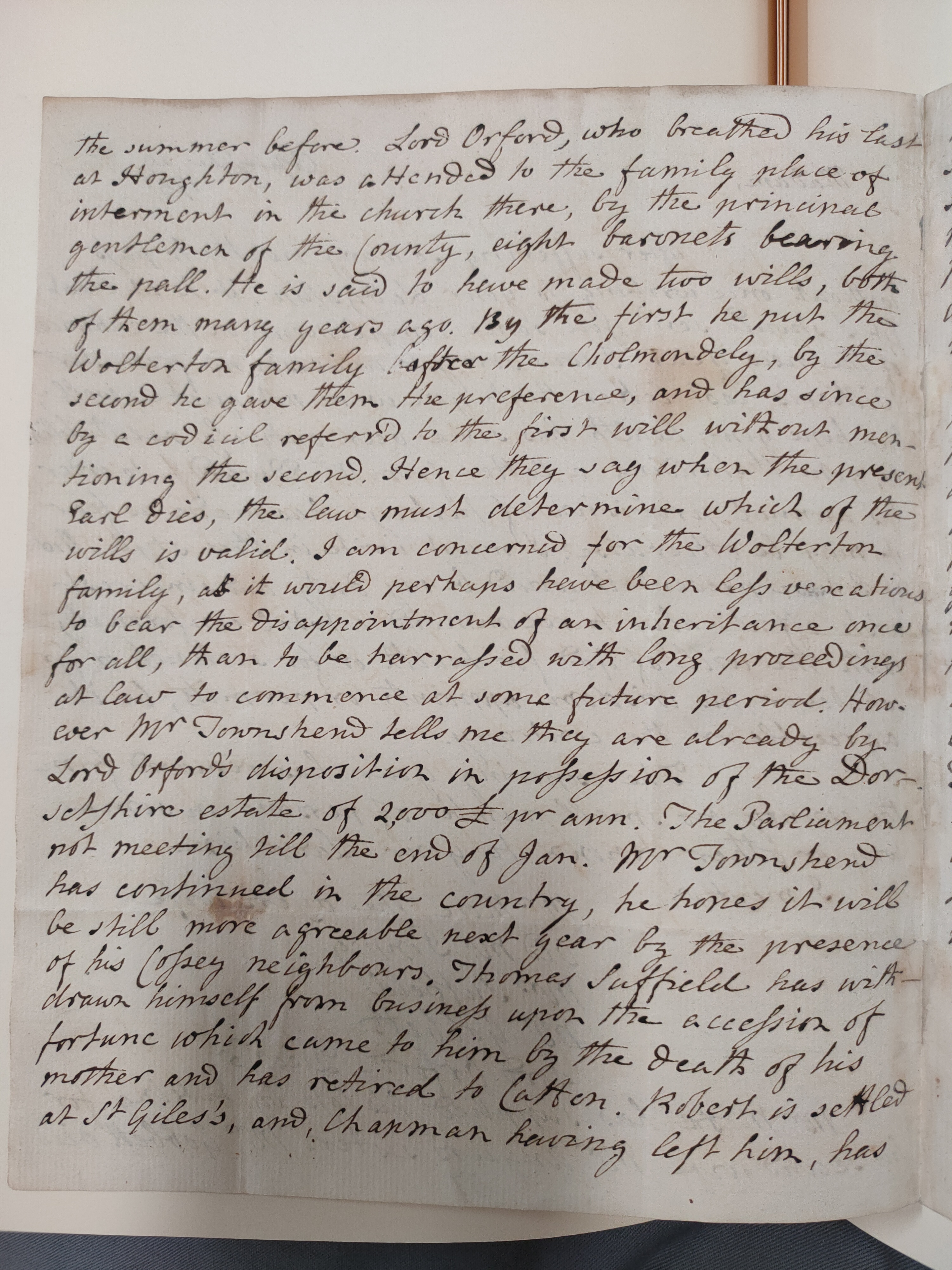 Image #2 of letter: George Chamberlayne to Lady Jerningham, 29 December 1791
